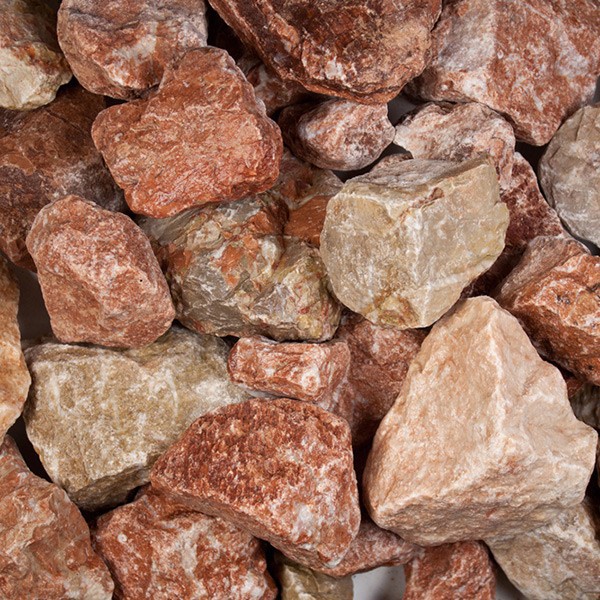 Gabionensteine - Tiroler Rot 80 - 120 mm